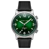 fashion pas cher Fawler Acero | Montre De Plongée Verte En Acier Inoxydable Argenté 22