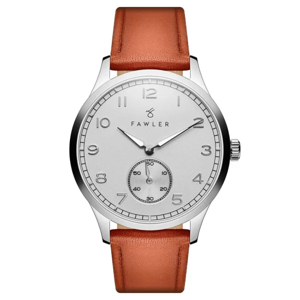 Fawler Adrien | Montre En Acier Inoxydable Et émail Blanc Couleurs variées 1