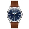 luxe soldes Fawler Imperator | Montre à Phases De Lune En Acier Inoxydable Marron 22