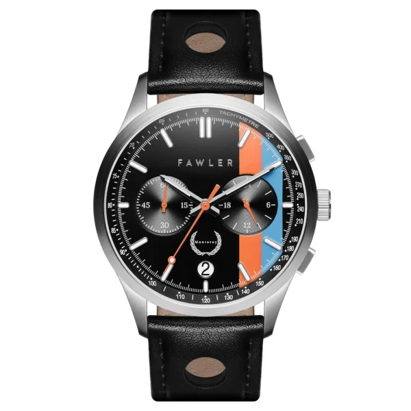 Fawler Monterey | Montre De Course Orange Et Bleue fashion pas cher 1