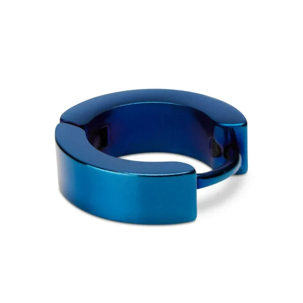 à prix d'occasion Fort Tempus Boucle D’oreille En Métal Bleu à Cristaux 4