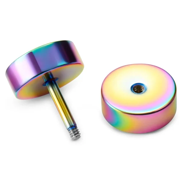 pas cher marque Lucleon Clou D’oreille Arc-en-ciel 8 Mm 3
