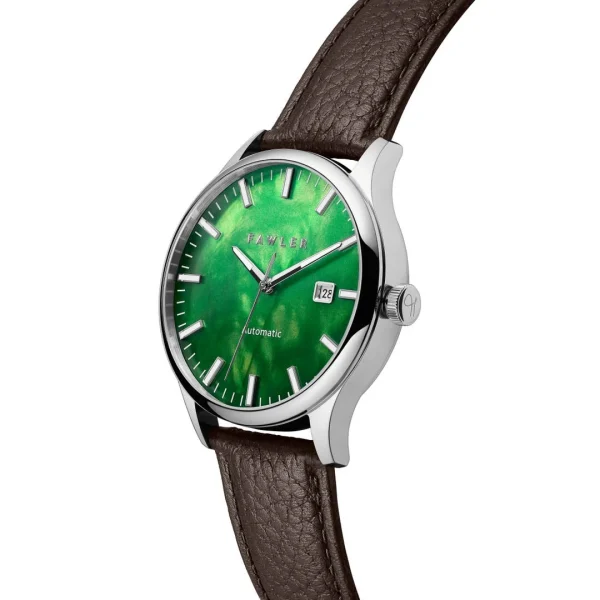 Fawler Timon | Montre Automatique à Cadran En Nacre Verte Distributeur Officiel 5