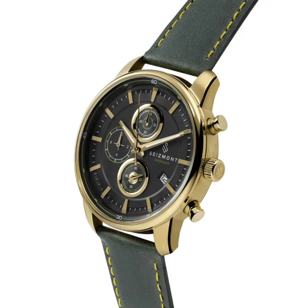prix de gros Seizmont Montre Chronographe Calvin Parva Craftsman 3