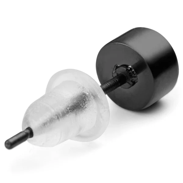 en france Lucleon Boucle D’oreille Ronde Noire 3
