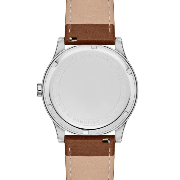 luxe soldes Fawler Imperator | Montre à Phases De Lune En Acier Inoxydable Marron 5