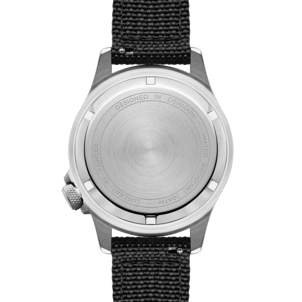 Fawler Luscent | Montre De Plongée En Acier Bleu Et Argenté Avec Cadran Luminescent en ligne 6