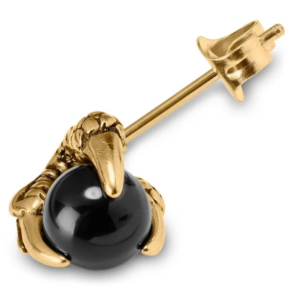 Lucleon Boucle D’oreille La Serre En Acier Doré vente luxe pas cher 5