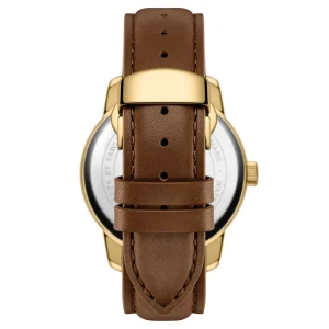 se précipiter pour acheter Fawler Beleza | Montre En Acier Inoxydable Doré Et Marbre Vert 13