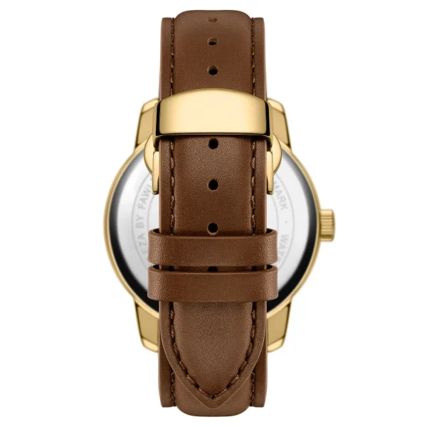 se précipiter pour acheter Fawler Beleza | Montre En Acier Inoxydable Doré Et Marbre Vert 5