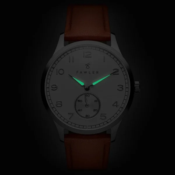 Fawler Adrien | Montre En Acier Inoxydable Et émail Blanc Couleurs variées 3