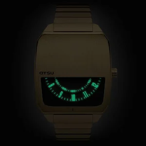 Otsu Hoc | Montre à Demi-cadran En Acier Inoxydable Doré nouvelle saison 9