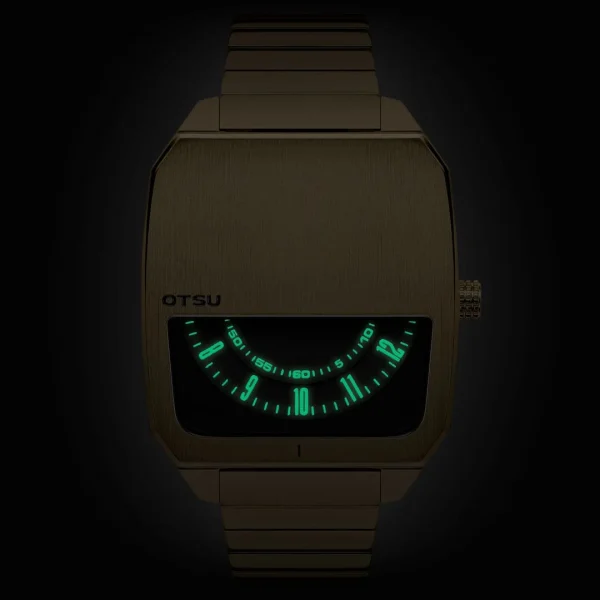 Otsu Hoc | Montre à Demi-cadran En Acier Inoxydable Doré nouvelle saison 3
