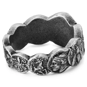 en promotion Lucleon Obelius | Bague En Métal Vintage – Les Pièces De Monnaie 8