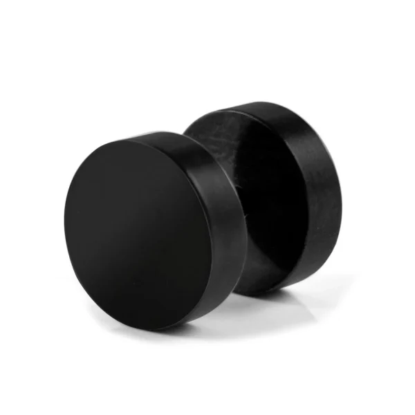 Lucleon Boucle D’oreille Noire (10 Mm) haute qualité 1