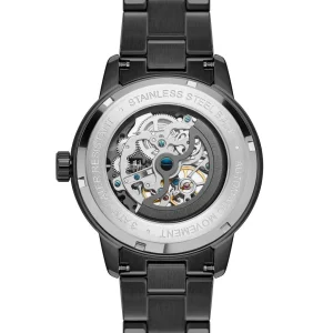 qualité supérieure Seizmont Dante II | Montre Squelette Noire 16