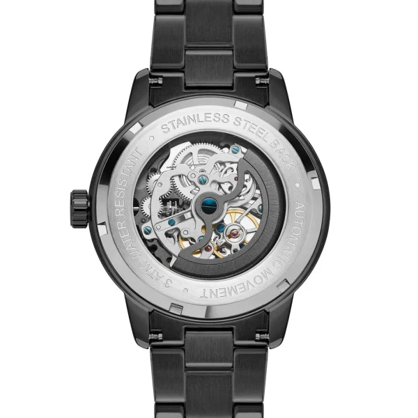 qualité supérieure Seizmont Dante II | Montre Squelette Noire 6