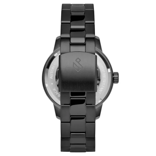 qualité supérieure Seizmont Dante II | Montre Squelette Noire 7