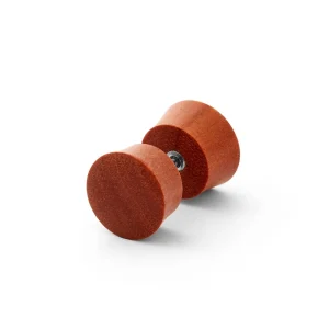 beauté Fort Tempus Clou D’oreille En Bois Marron 8 Mm 10