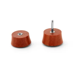 beauté Fort Tempus Clou D’oreille En Bois Marron 8 Mm 8
