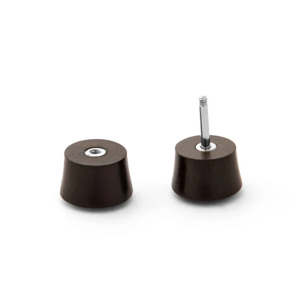 Fort Tempus Clou D’oreille En Bois Foncé 1 Cm meilleur cadeau 3