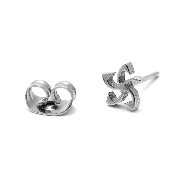 marque pas cher Fort Tempus Boucle D’oreille Tribale Tourbillon 5