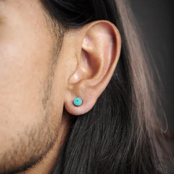 Acheter Maintenant Fort Tempus Boucle D’oreille Magnétique à Cristaux Bleus – 6 Mm 6