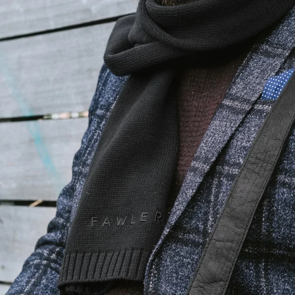 Fawler Écharpe Noire Franky Urban garantis authentique 7