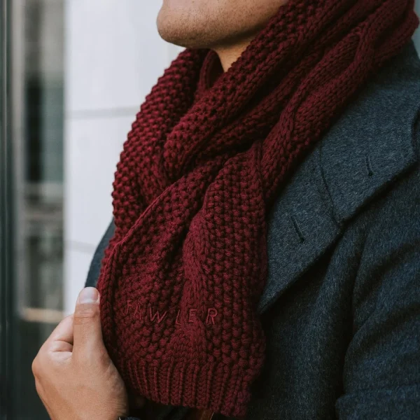 Fawler Écharpe Rouge Bordeaux Freddi Urban qualité supérieure 7
