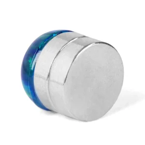 magasin solde Fort Tempus Boucle D’oreille Magnétique Terre Bleue 5 Mm 9