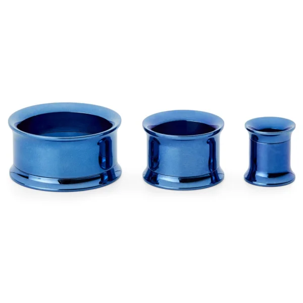 Fort Tempus Tunnel écarteur En Acier Bleu à Rebords Minces Nouvelle Collection 3