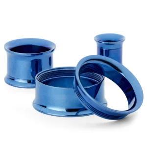 Fort Tempus Tunnel écarteur En Acier Bleu à Rebords Minces Nouvelle Collection 9
