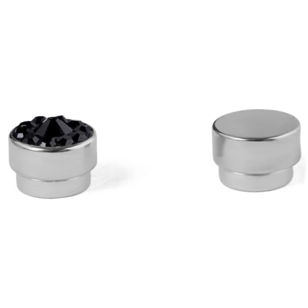 Fort Tempus Boucle D’oreille Magnétique En Cristal Noir 6 Mm Les achats en ligne 3