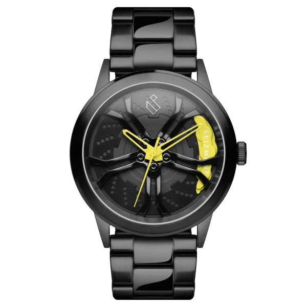 Seizmont Monza | Montre Racing Jaune Et Noire Retour gratuit en magasin. 1