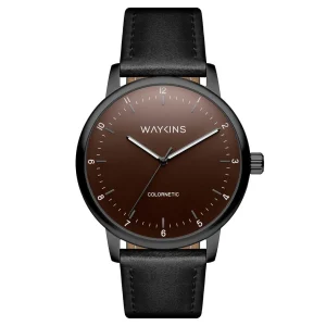 vente luxe pas cher Waykins Colornetic | Montre Noire De Couleur Changeante 18