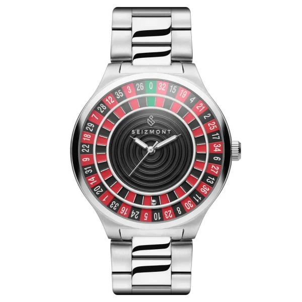 en vente Seizmont Ace | Montre Roulette En Acier Inoxydable Argenté 1