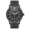 Fawler Apollo | Montre Aviateur En Acier Inoxydable Noir Acheter Maintenant 19