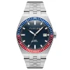 commentaire favorable Fawler Emeritus | Montre En Acier Inoxydable à Lunette Bleue Et Rouge 19