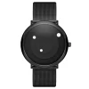 Prestation Et Rapide Seizmont Instant | Montre Minimaliste Noire Et Blanche Avec Bracelet En Maille Milanaise 20