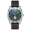 Arkai Mond | Montre Meteorite En Acier Inoxydable Argenté Et Bleu en vente 22
