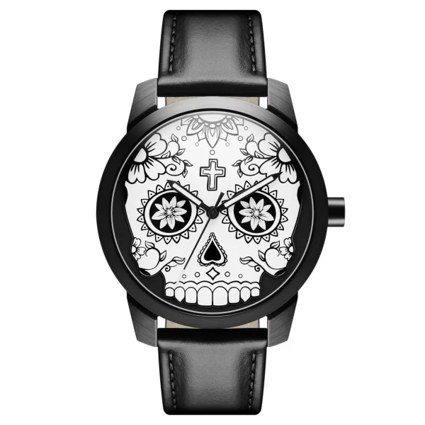 Lucleon Todos | Montre Noire & Blanche Le Jour Des Morts Top ventes 1