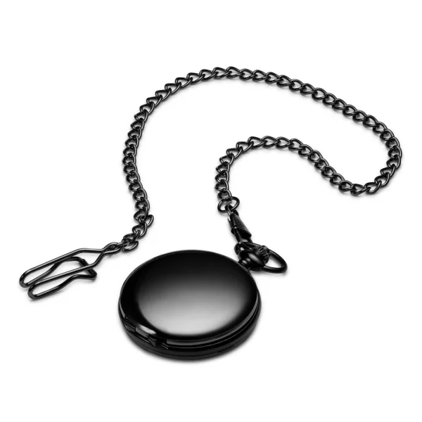 nouvelle saison Montres Carlo Montre De Poche Noire 1