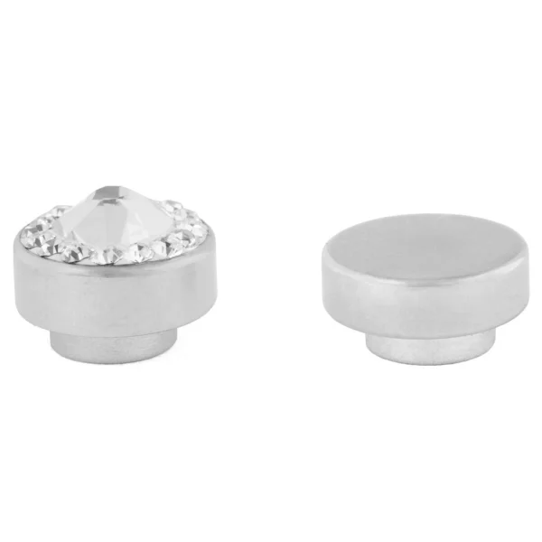 Fort Tempus Boucle D’oreille Magnétique à Cristaux Translucides – 6 Mm magasin en ligne france 3