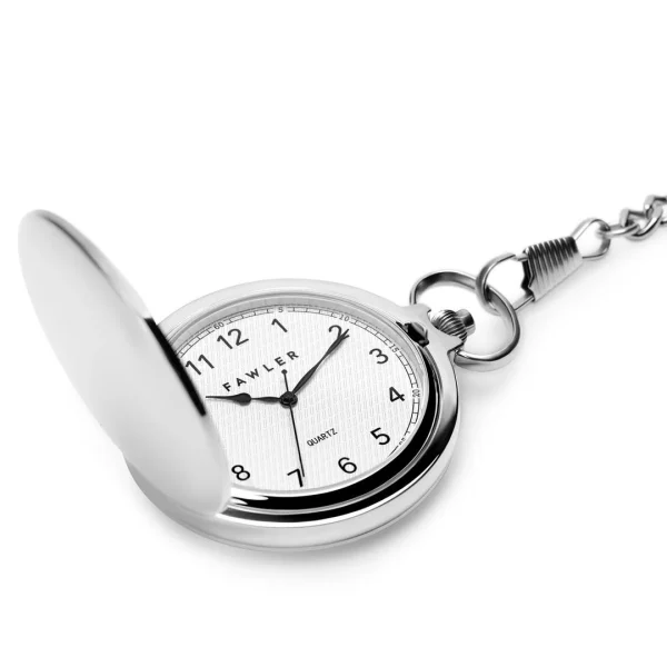 à prix promos Fawler Eston | Montre De Poche Argentée 5