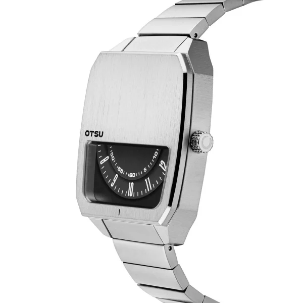 Otsu Hoc | Montre à Demi-cadran En Acier Inoxydable Argenté boutique en france 4
