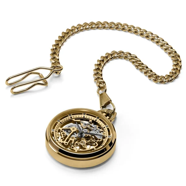 REMISE Seizmont Montre De Poche Squelette Mécanique Sigfred Agito 3