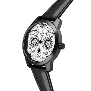 Lucleon Todos | Montre Noire & Blanche Le Jour Des Morts Top ventes 18