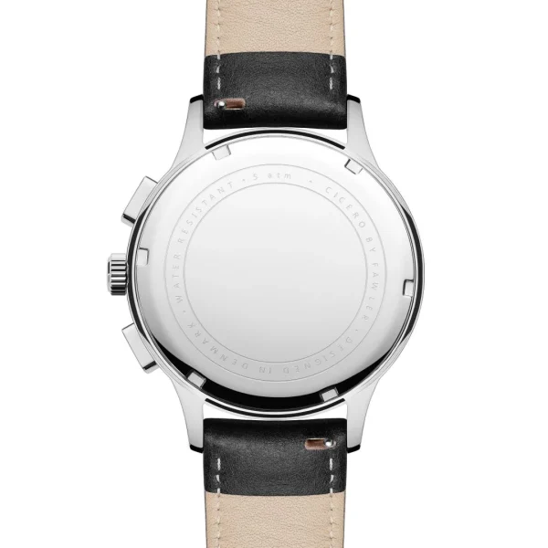 Fawler Cicero | Montre Chronographe Vintage Blanche vente luxe pas cher 7