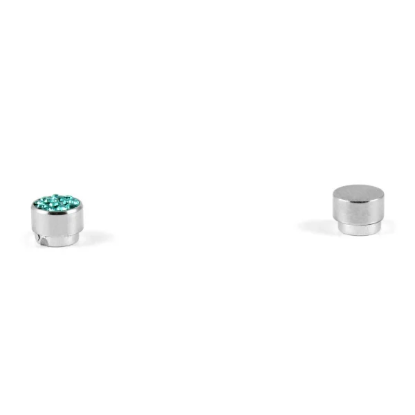 Fort Tempus Clou D’oreille Magnétique à Zircone Bleue 6 Mm économies garanties 3