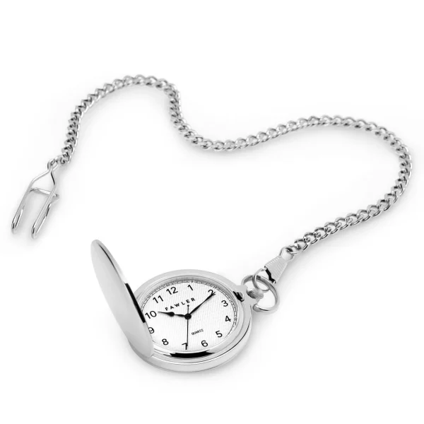 à prix promos Fawler Eston | Montre De Poche Argentée 3